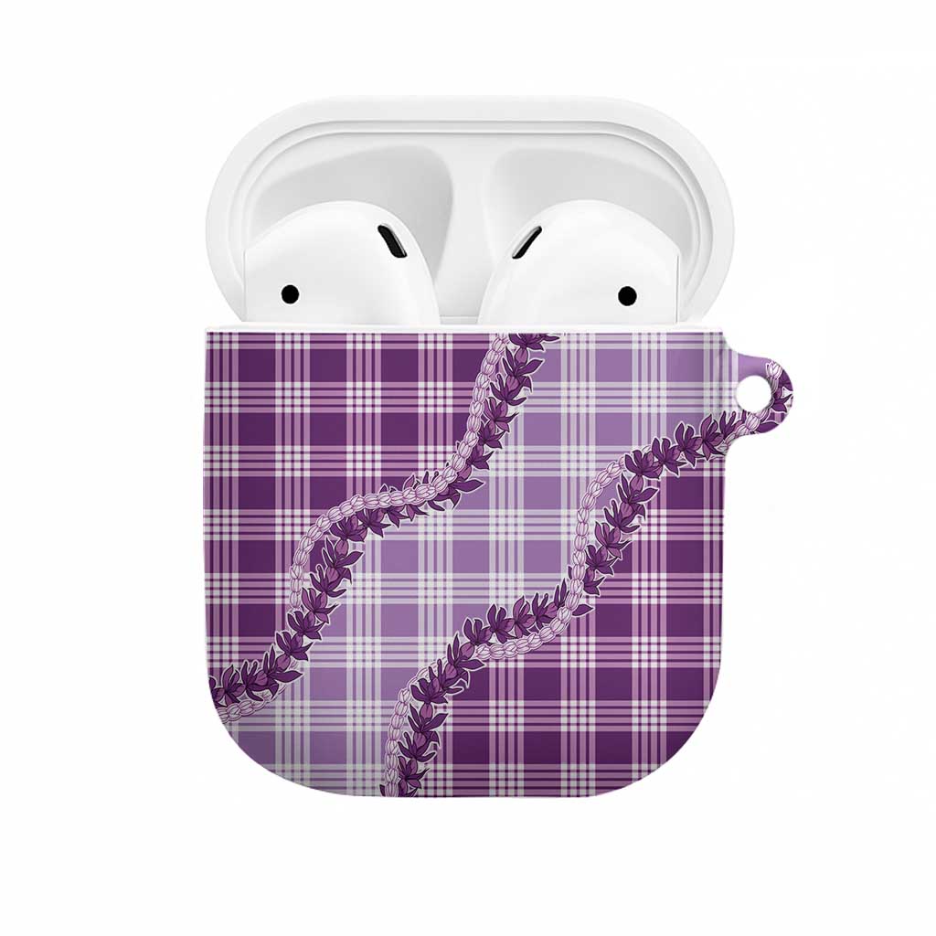 Violet Hawaii Palaka AirPods Case Hawaiian Pikake Lei LT05 Violet - Polynesian Pride