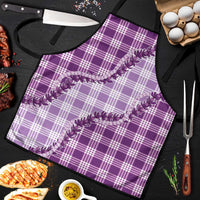 Violet Hawaii Palaka Apron Hawaiian Pikake Lei LT05 Violet - Polynesian Pride