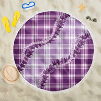 Violet Hawaii Palaka Beach Blanket Hawaiian Pikake Lei