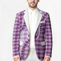 Violet Hawaii Palaka Blazer Hawaiian Pikake Lei LT05 - Polynesian Pride