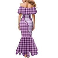Violet Hawaii Palaka Family Matching Mermaid Dress and Hawaiian Shirt Hawaiian Pikake Lei LT05 - Polynesian Pride