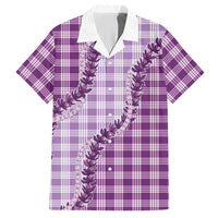 Violet Hawaii Palaka Hawaiian Shirt Hawaiian Pikake Lei LT05 Violet - Polynesian Pride