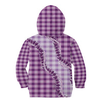 Violet Hawaii Palaka Kid Hoodie Hawaiian Pikake Lei LT05 - Polynesian Pride