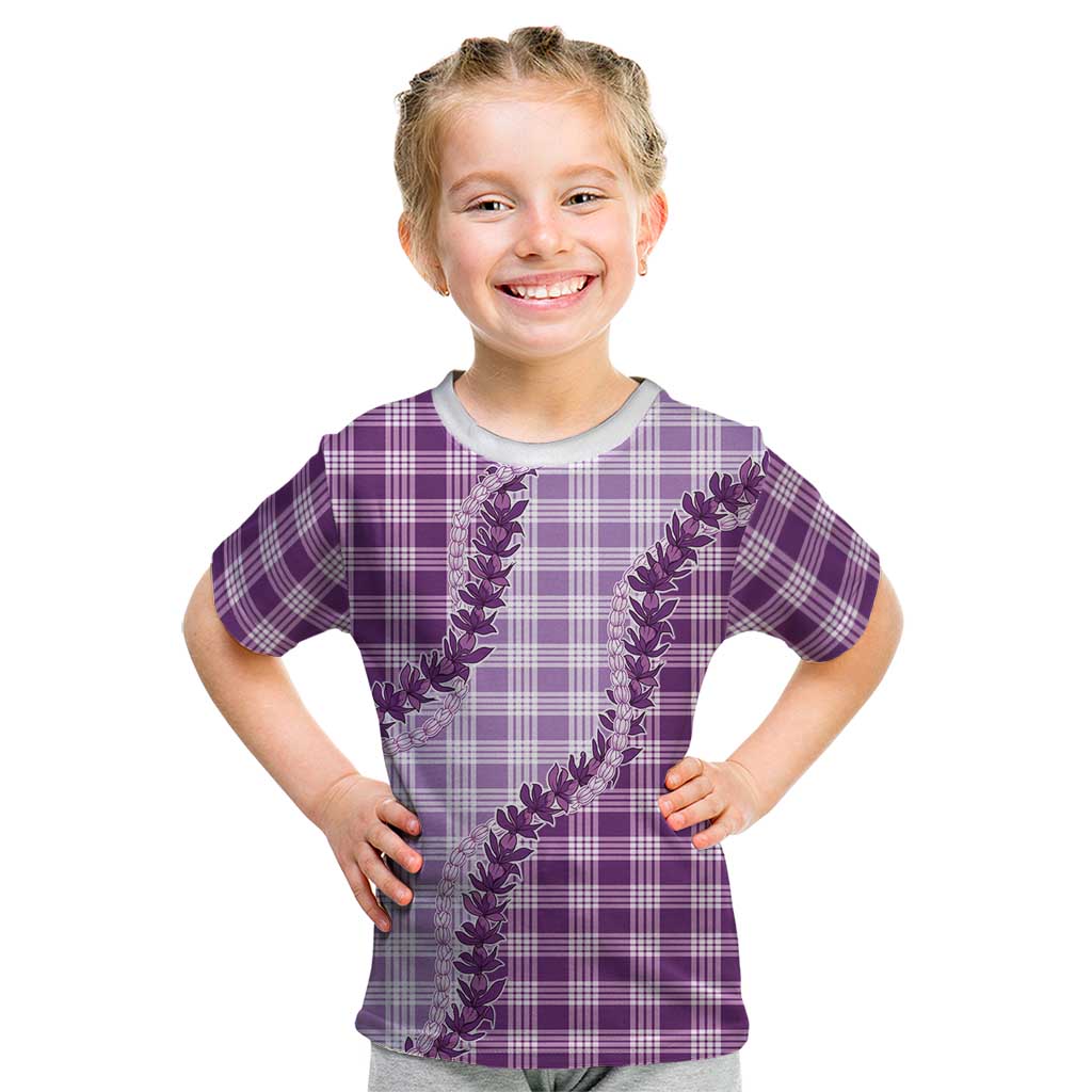 Violet Hawaii Palaka Kid T Shirt Hawaiian Pikake Lei