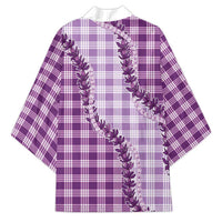 Violet Hawaii Palaka Kimono Hawaiian Pikake Lei LT05 - Polynesian Pride
