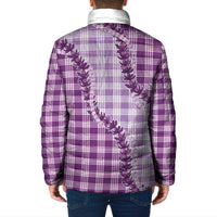 Violet Hawaii Palaka Padded Jacket Hawaiian Pikake Lei LT05 - Polynesian Pride