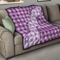 Violet Hawaii Palaka Quilt Hawaiian Pikake Lei LT05 - Polynesian Pride
