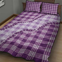 Violet Hawaii Palaka Quilt Bed Set Hawaiian Pikake Lei LT05 - Polynesian Pride