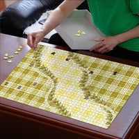 Yellow Hawaii Palaka Puzzle Hawaiian Pikake Lei