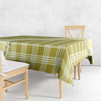 Yellow Hawaii Palaka Tablecloth Hawaiian Pikake Lei