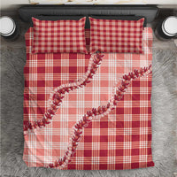 Red Hawaii Palaka Bedding Set Hawaiian Pikake Lei LT05 Red - Polynesian Pride