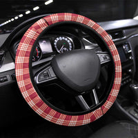 Red Hawaii Palaka Steering Wheel Cover Hawaiian Pikake Lei
