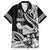 Hawaii Maui Upena Kiloi Hawaiian Shirt Kakau Tribal Pattern Black Version