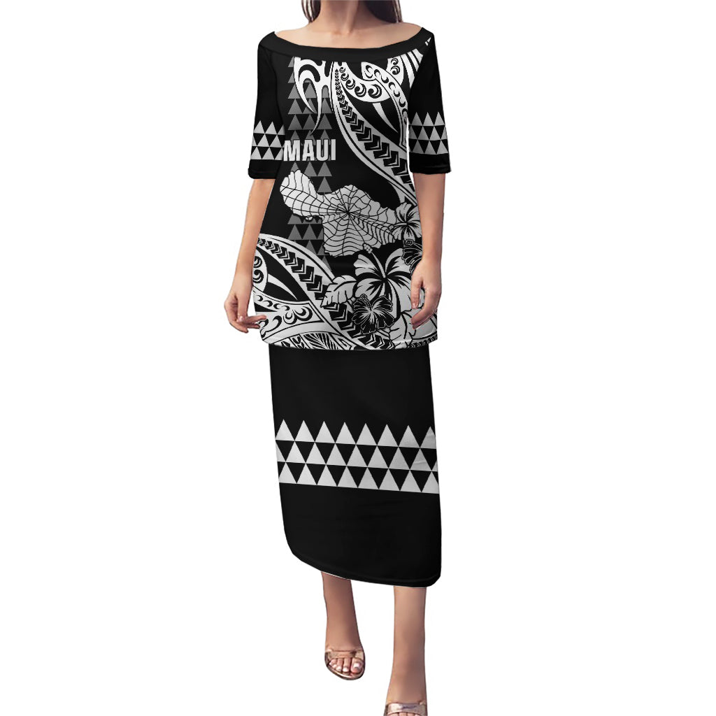 Hawaii Maui Upena Kiloi Puletasi Kakau Tribal Pattern Black Version