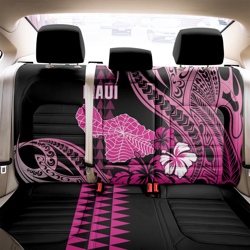 Hawaii Maui Upena Kiloi Back Car Seat Cover Kakau Tribal Pattern Pink Version