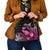 Hawaii Maui Upena Kiloi Shoulder Handbag Kakau Tribal Pattern Pink Version