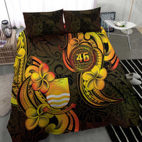 Personalised Kiribati Independence Day Bedding Set 46th Anniversary
