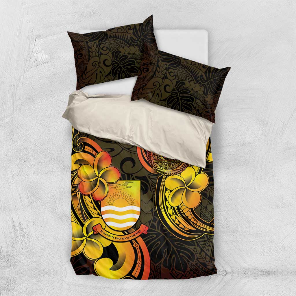 Personalised Kiribati Independence Day Bedding Set 46th Anniversary