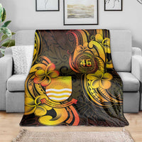 Personalised Kiribati Independence Day Blanket 46th Anniversary