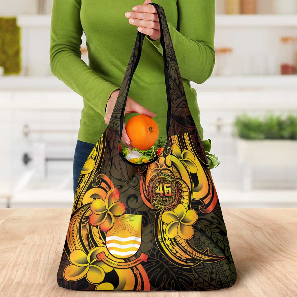 Personalised Kiribati Independence Day Grocery Bag 46th Anniversary