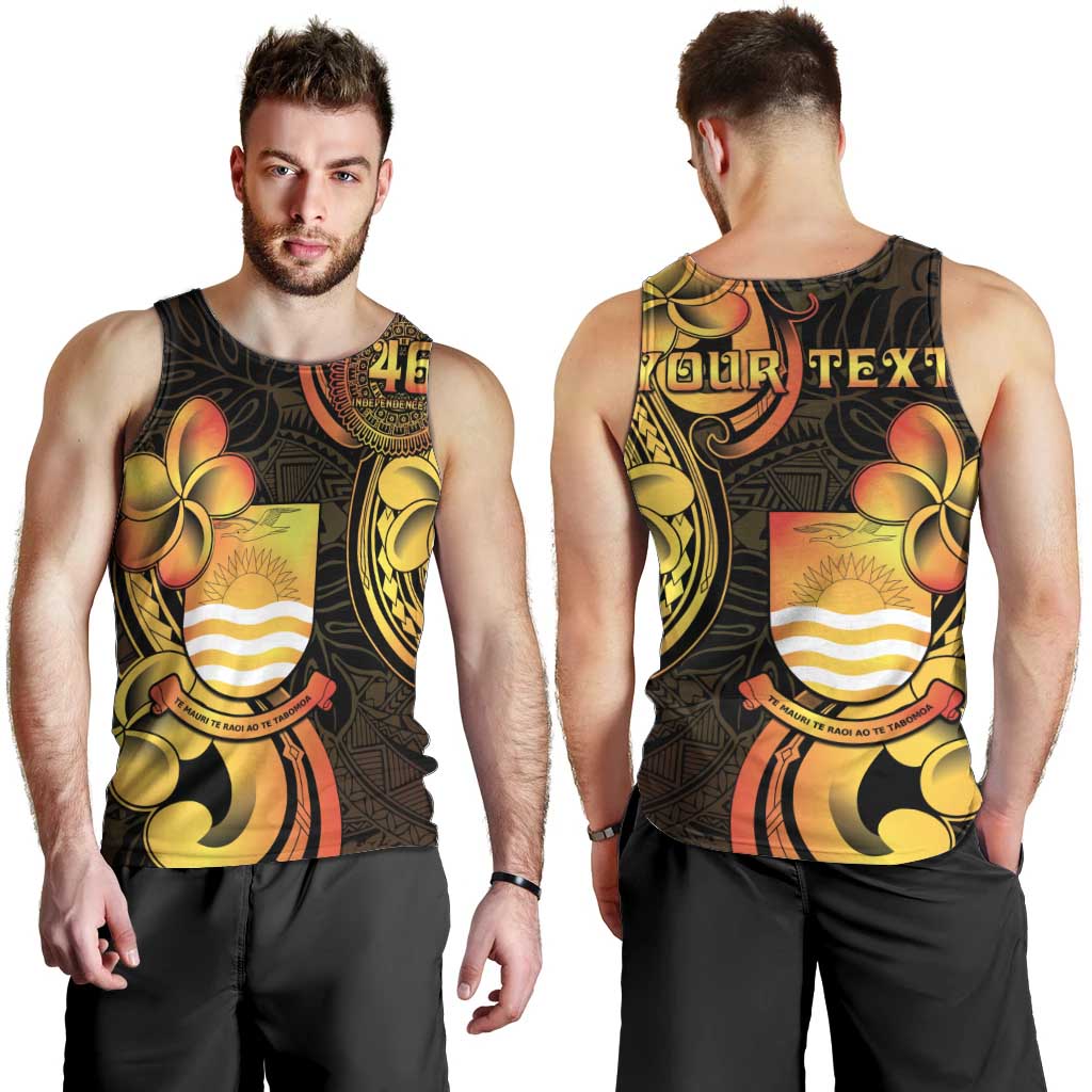 Personalised Kiribati Independence Day Men Tank Top 46th Anniversary