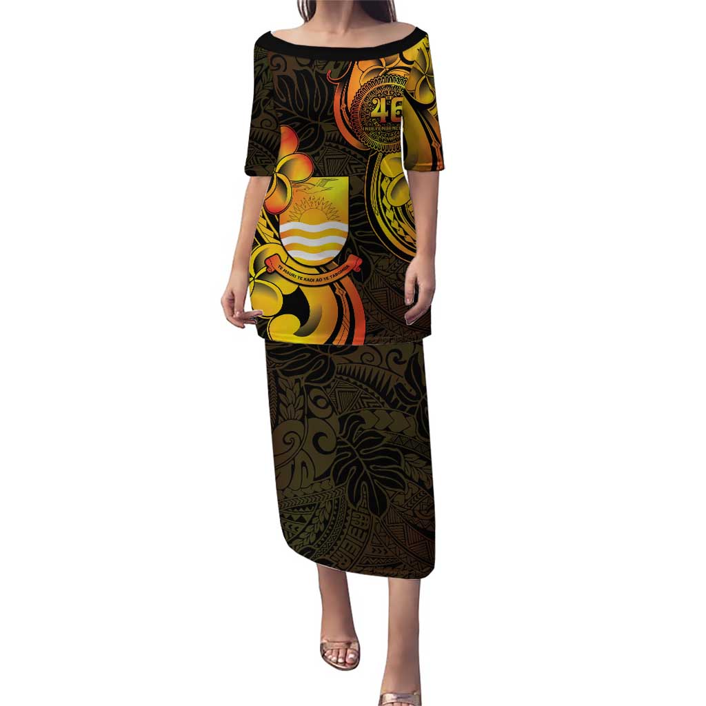 Personalised Kiribati Independence Day Puletasi 46th Anniversary