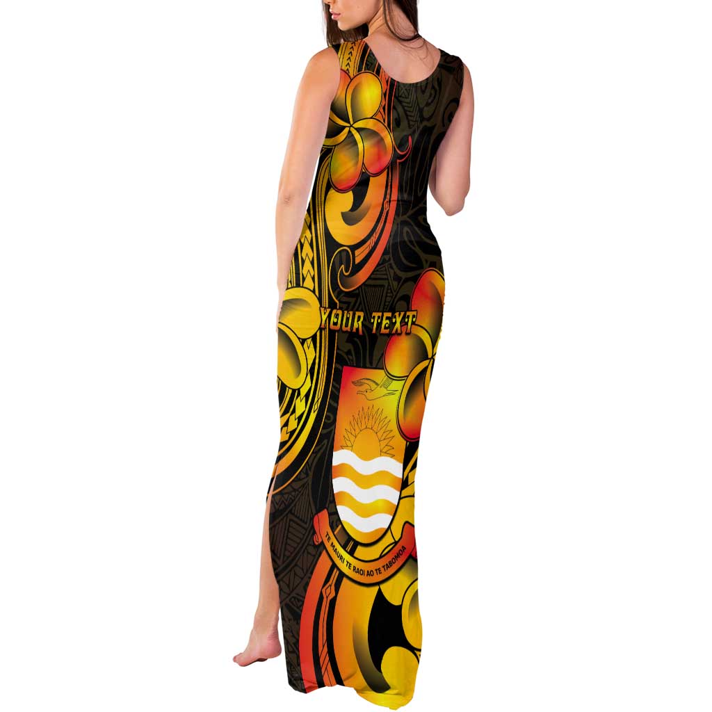 Personalised Kiribati Independence Day Tank Maxi Dress 46th Anniversary