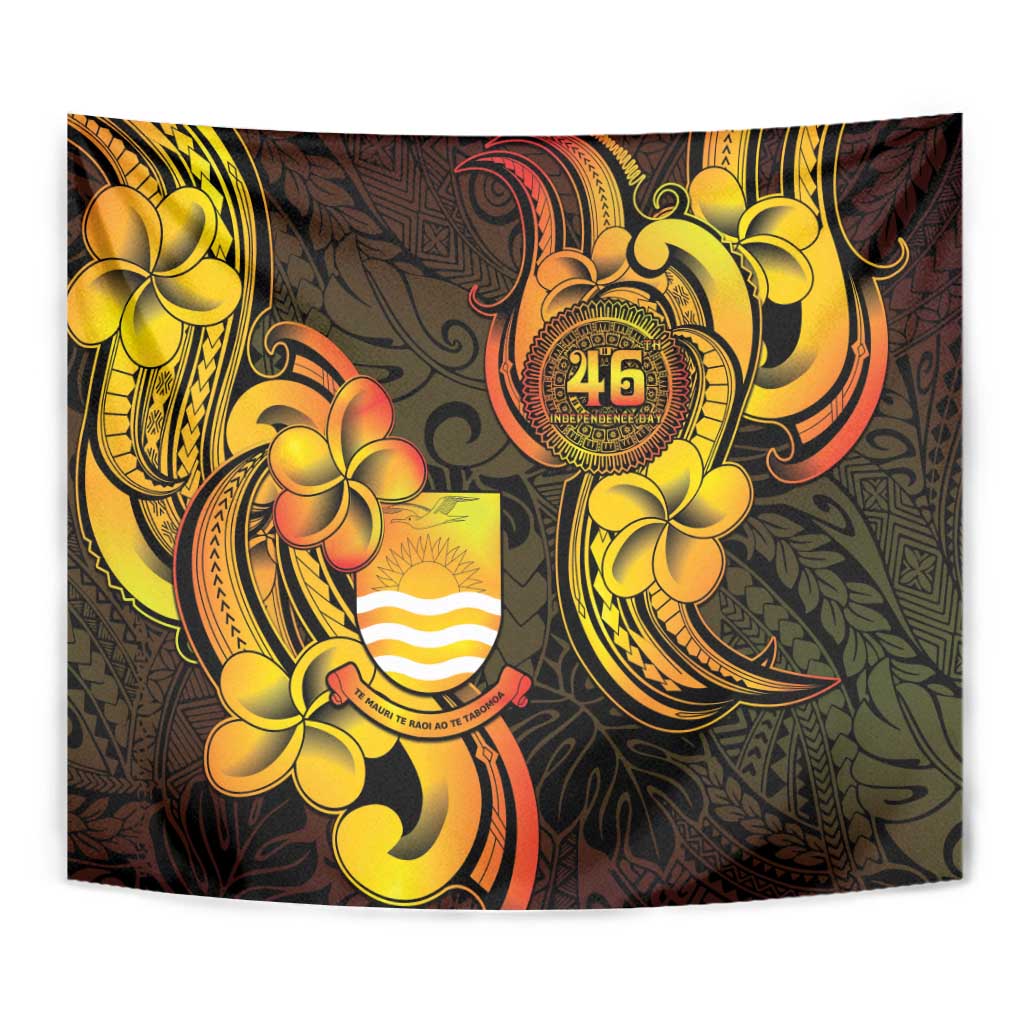 Personalised Kiribati Independence Day Tapestry 46th Anniversary
