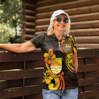 Personalised Kiribati Independence Day Women Polo Shirt 46th Anniversary