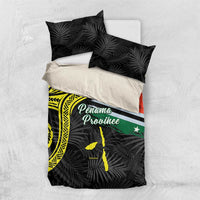 Vanuatu Penama Day Bedding Set Grunge Flag Style - Polynesian Pride