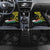 Vanuatu Penama Day Car Mats Grunge Flag Style - Polynesian Pride
