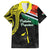 Personalised Vanuatu Penama Day Family Matching Long Sleeve Bodycon Dress and Hawaiian Shirt Grunge Flag Style - Polynesian Pride