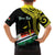 Personalised Vanuatu Penama Day Family Matching Off Shoulder Short Dress and Hawaiian Shirt Grunge Flag Style - Polynesian Pride