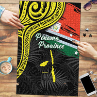 Vanuatu Penama Day Puzzle Grunge Flag Style - Polynesian Pride