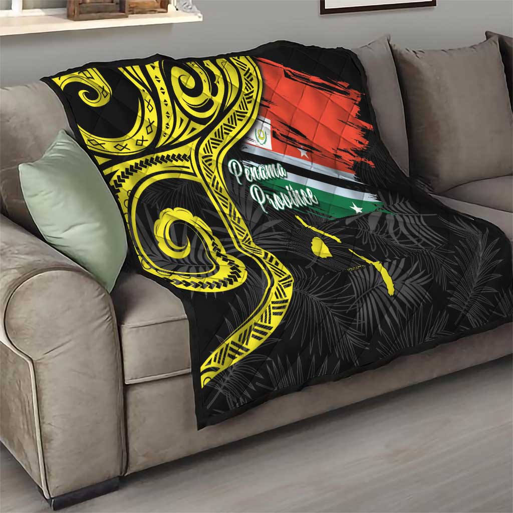 Vanuatu Penama Day Quilt Grunge Flag Style - Polynesian Pride