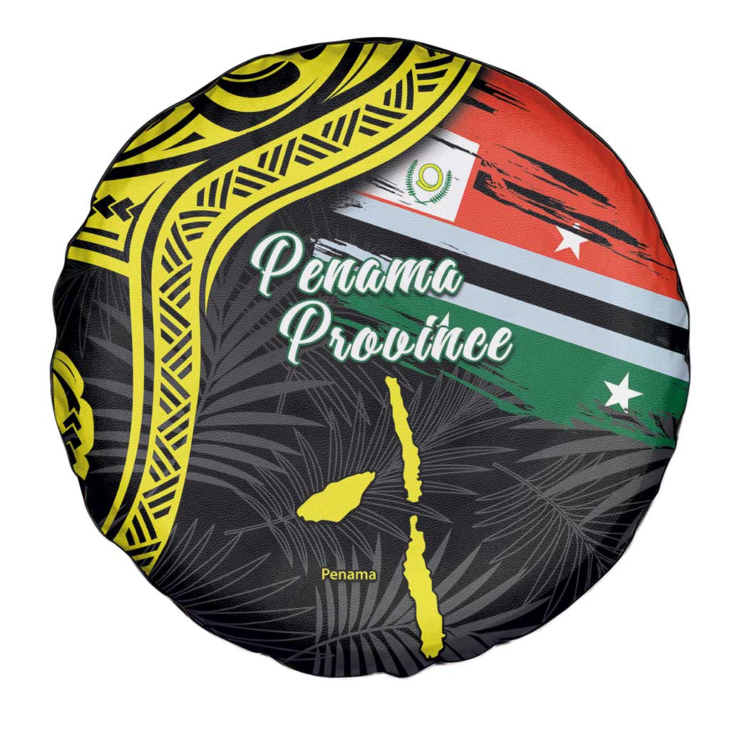 Vanuatu Penama Day Spare Tire Cover Grunge Flag Style - Polynesian Pride