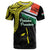 Personalised Vanuatu Penama Day T Shirt Grunge Flag Style - Polynesian Pride
