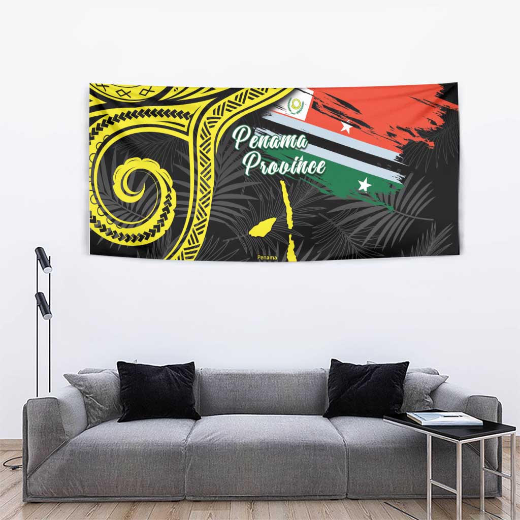Vanuatu Penama Day Tapestry Grunge Flag Style - Polynesian Pride