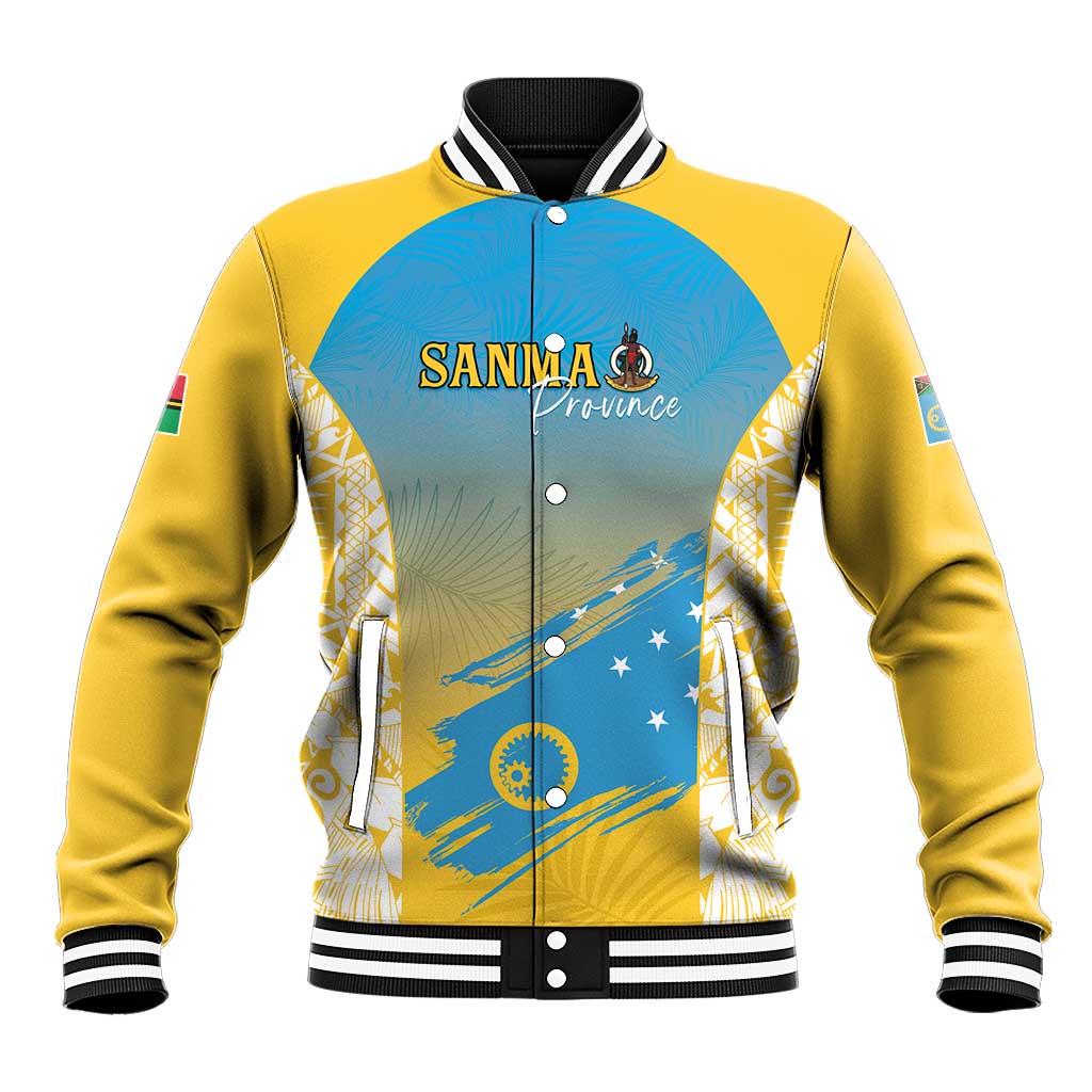Personalised Vanuatu Sanma Day Baseball Jacket Special Style - Polynesian Pride