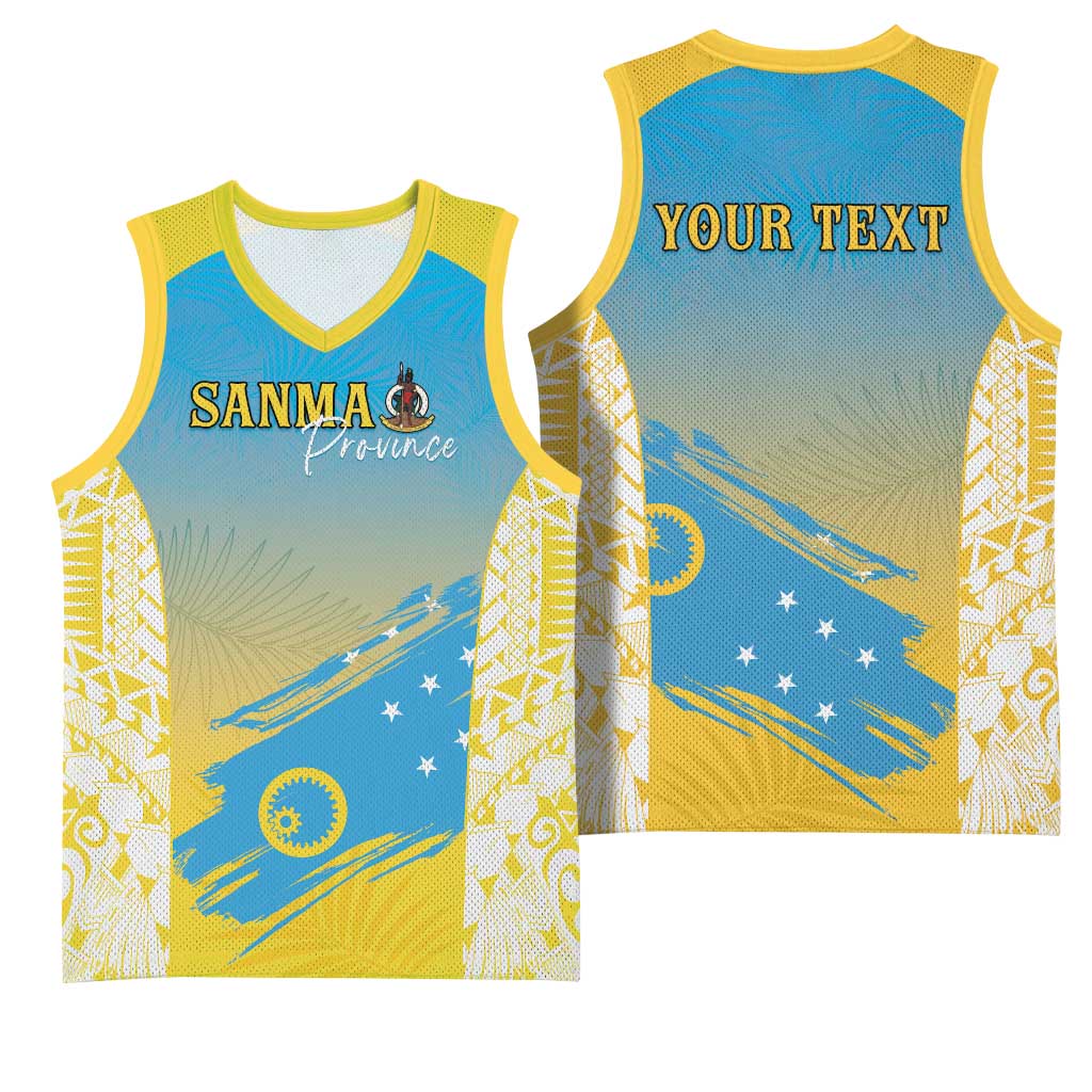 Personalised Vanuatu Sanma Day Basketball Jersey Special Style - Polynesian Pride
