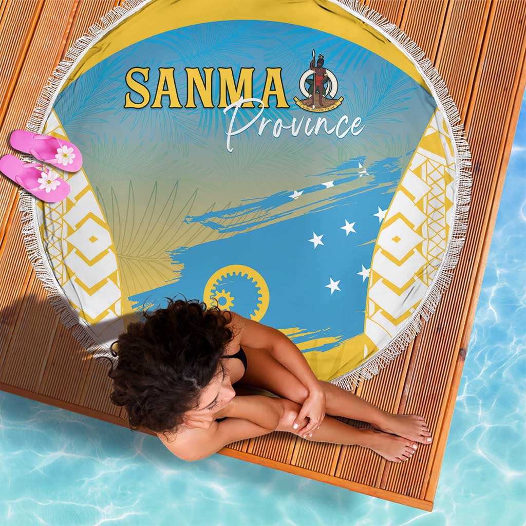 Vanuatu Sanma Day Beach Blanket Special Style - Polynesian Pride