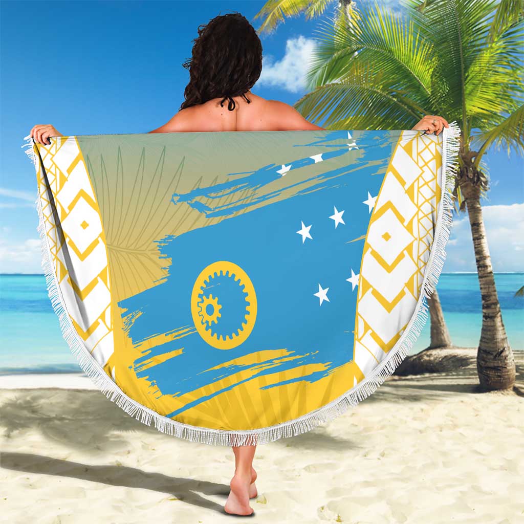 Vanuatu Sanma Day Beach Blanket Special Style - Polynesian Pride