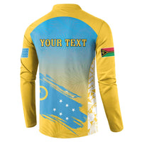 Personalised Vanuatu Sanma Day Button Sweatshirt Special Style - Polynesian Pride