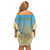 Personalised Vanuatu Sanma Day Family Matching Off Shoulder Short Dress and Hawaiian Shirt Special Style - Polynesian Pride