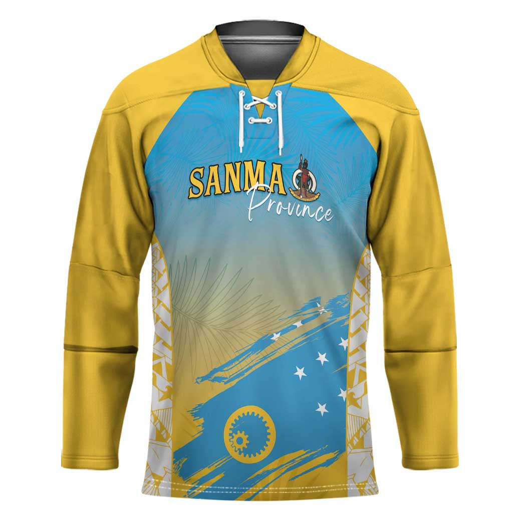 Personalised Vanuatu Sanma Day Hockey Jersey Special Style - Polynesian Pride