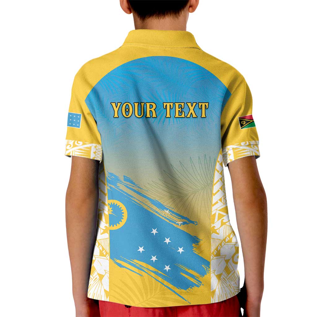 Personalised Vanuatu Sanma Day Kid Polo Shirt Special Style - Polynesian Pride
