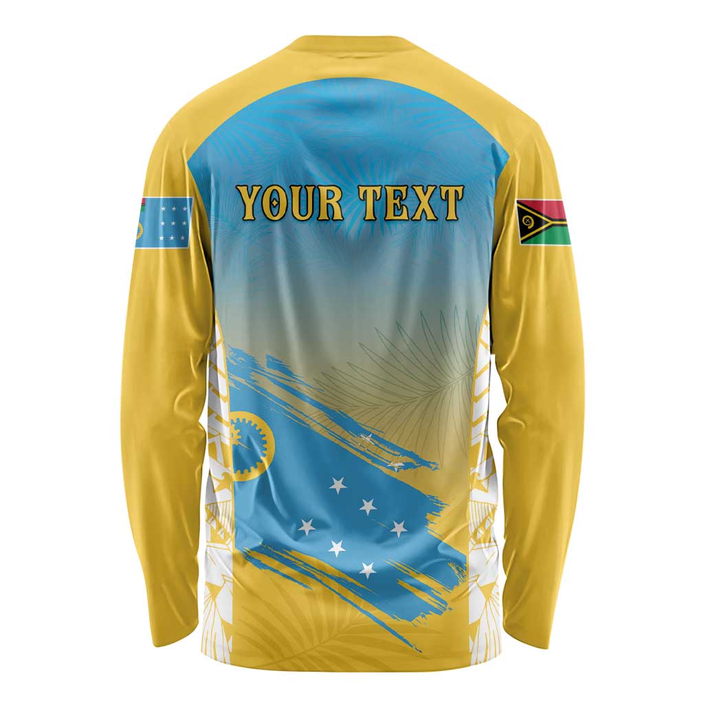 Personalised Vanuatu Sanma Day Long Sleeve Shirt Special Style - Polynesian Pride
