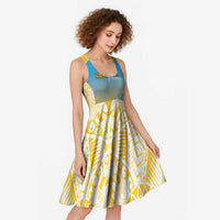 Personalised Vanuatu Sanma Day Midi Dress Special Style - Polynesian Pride