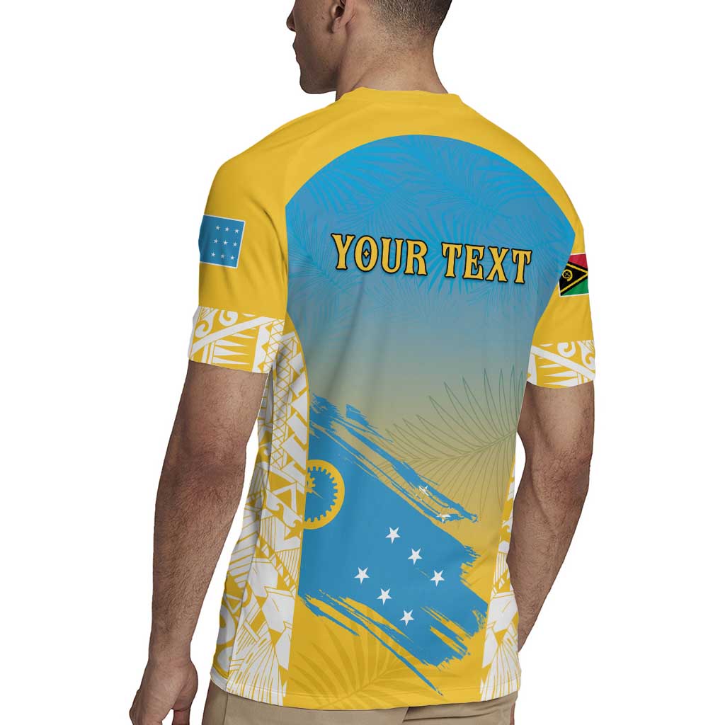 Personalised Vanuatu Sanma Day Rugby Jersey Special Style - Polynesian Pride