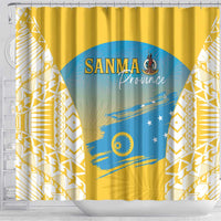 Vanuatu Sanma Day Shower Curtain Special Style - Polynesian Pride